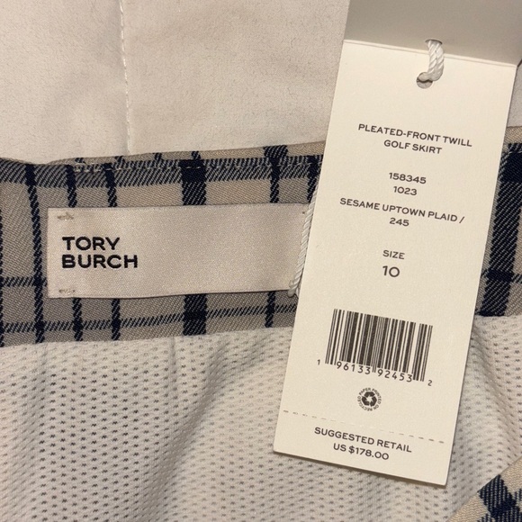Tory Burch Twill Pleated Golf Skirt - Picture 3 of 3